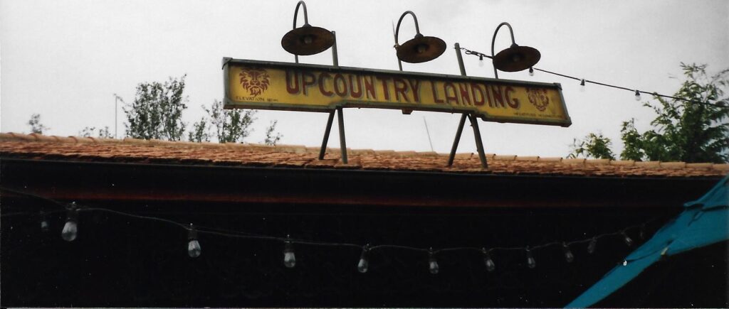 Upcountry Landing Dock Sign